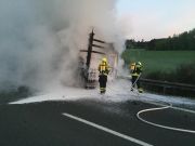 Brand Sattelauflieger